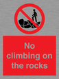 PL7462: No climbing on the rocks