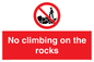 PL7462: No climbing on the rocks
