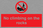 PL7462: No climbing on the rocks