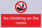 PL7462: No climbing on the rocks