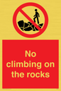PL7462: No climbing on the rocks
