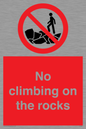 PL7462: No climbing on the rocks