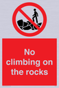 PL7462: No climbing on the rocks