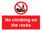 PL7462: No climbing on the rocks