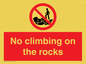 PL7462: No climbing on the rocks