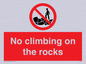 PL7462: No climbing on the rocks