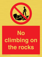 PL7462: No climbing on the rocks