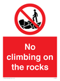 PL7462: No climbing on the rocks