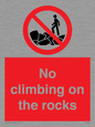 PL7462: No climbing on the rocks