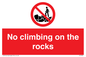 PL7462: No climbing on the rocks