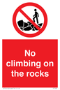 PL7462: No climbing on the rocks