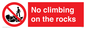 PL7462: No climbing on the rocks
