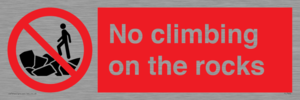 PL7462: No climbing on the rocks