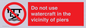 PL7463: Do not use watercraft in the vicinity of piers