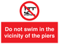 PL7464: Do not swim in the vicinity of the piers