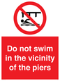 PL7464: Do not swim in the vicinity of the piers