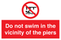 PL7464: Do not swim in the vicinity of the piers