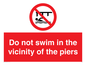 PL7464: Do not swim in the vicinity of the piers