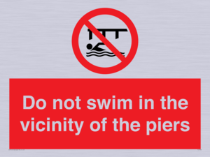 PL7464: Do not swim in the vicinity of the piers