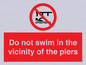 PL7464: Do not swim in the vicinity of the piers