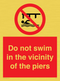 PL7464: Do not swim in the vicinity of the piers