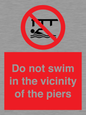 PL7464: Do not swim in the vicinity of the piers