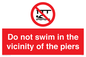 PL7464: Do not swim in the vicinity of the piers