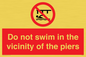 PL7464: Do not swim in the vicinity of the piers