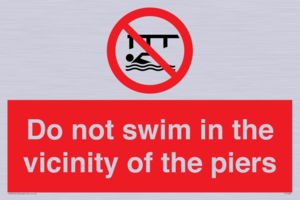 PL7464: Do not swim in the vicinity of the piers