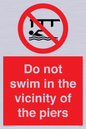 PL7464: Do not swim in the vicinity of the piers