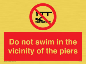 PL7464: Do not swim in the vicinity of the piers