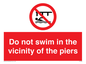PL7464: Do not swim in the vicinity of the piers