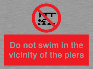 PL7464: Do not swim in the vicinity of the piers