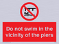 PL7464: Do not swim in the vicinity of the piers