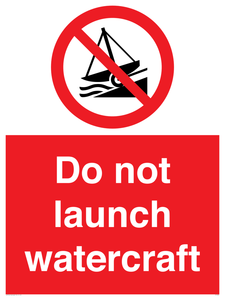PL7465: Do not launch watercraft