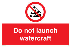 PL7465: Do not launch watercraft