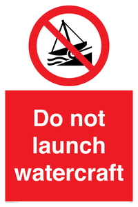 PL7465: Do not launch watercraft