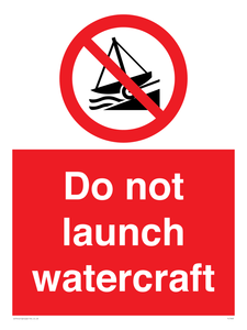PL7465: Do not launch watercraft