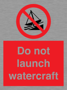 PL7465: Do not launch watercraft