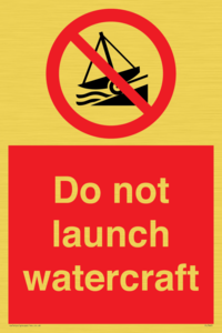 PL7465: Do not launch watercraft