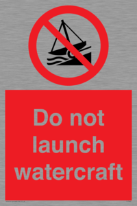 PL7465: Do not launch watercraft
