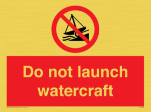 PL7465: Do not launch watercraft