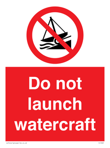 PL7465: Do not launch watercraft