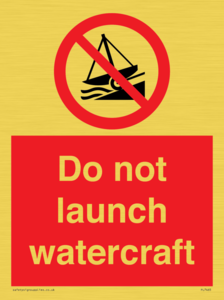 PL7465: Do not launch watercraft