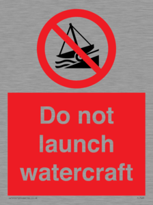 PL7465: Do not launch watercraft