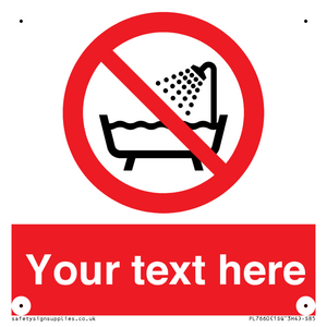 PL7660: Custom Do not use this device in a bathtub shower or water-filled reservoir