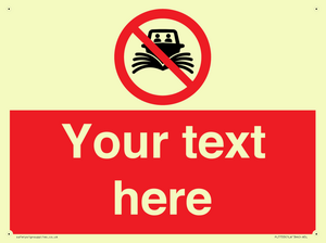 PL7733: Custom prohibition do not create wash no speeding of watercraft
