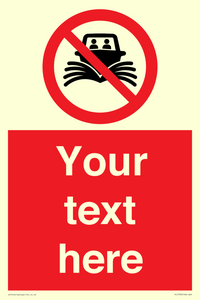 PL7733: Custom prohibition do not create wash no speeding of watercraft