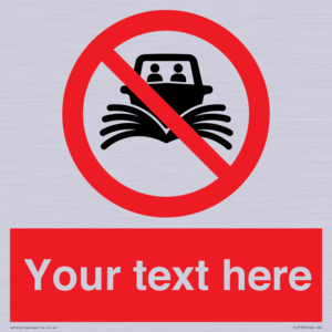 PL7733: Custom prohibition do not create wash no speeding of watercraft