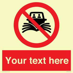 PL7733: Custom prohibition do not create wash no speeding of watercraft